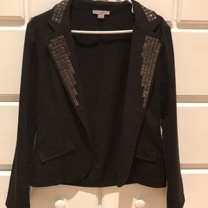 Black stud blazer size M